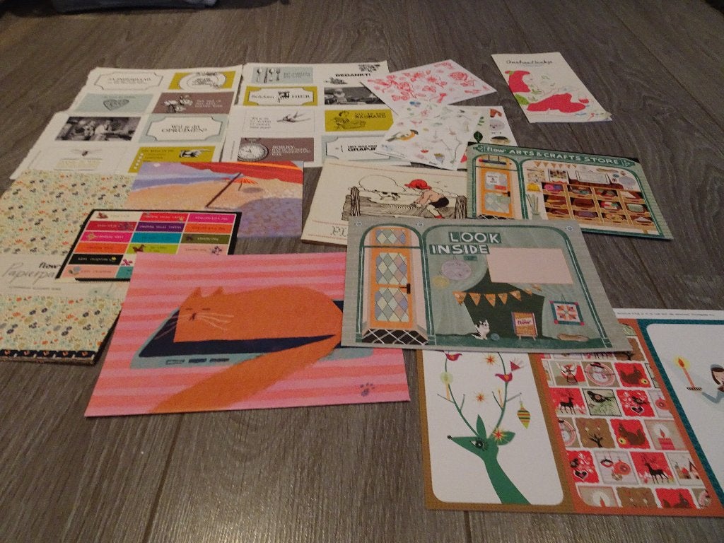 Diverse Flow papierwaren kaartjes, stickers, boekjes & meer, Ophalen of Verzenden, Nieuw, Damesbladen