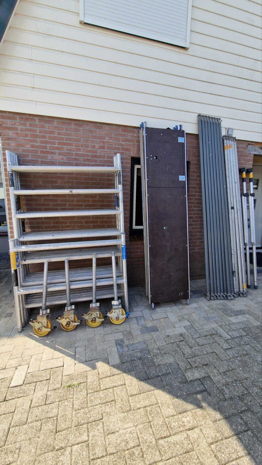 asc rolsteiger werkhoogte 8.2 meter, Ophalen, Zo goed als nieuw, Rolsteiger of Kamersteiger, 5 meter of hoger