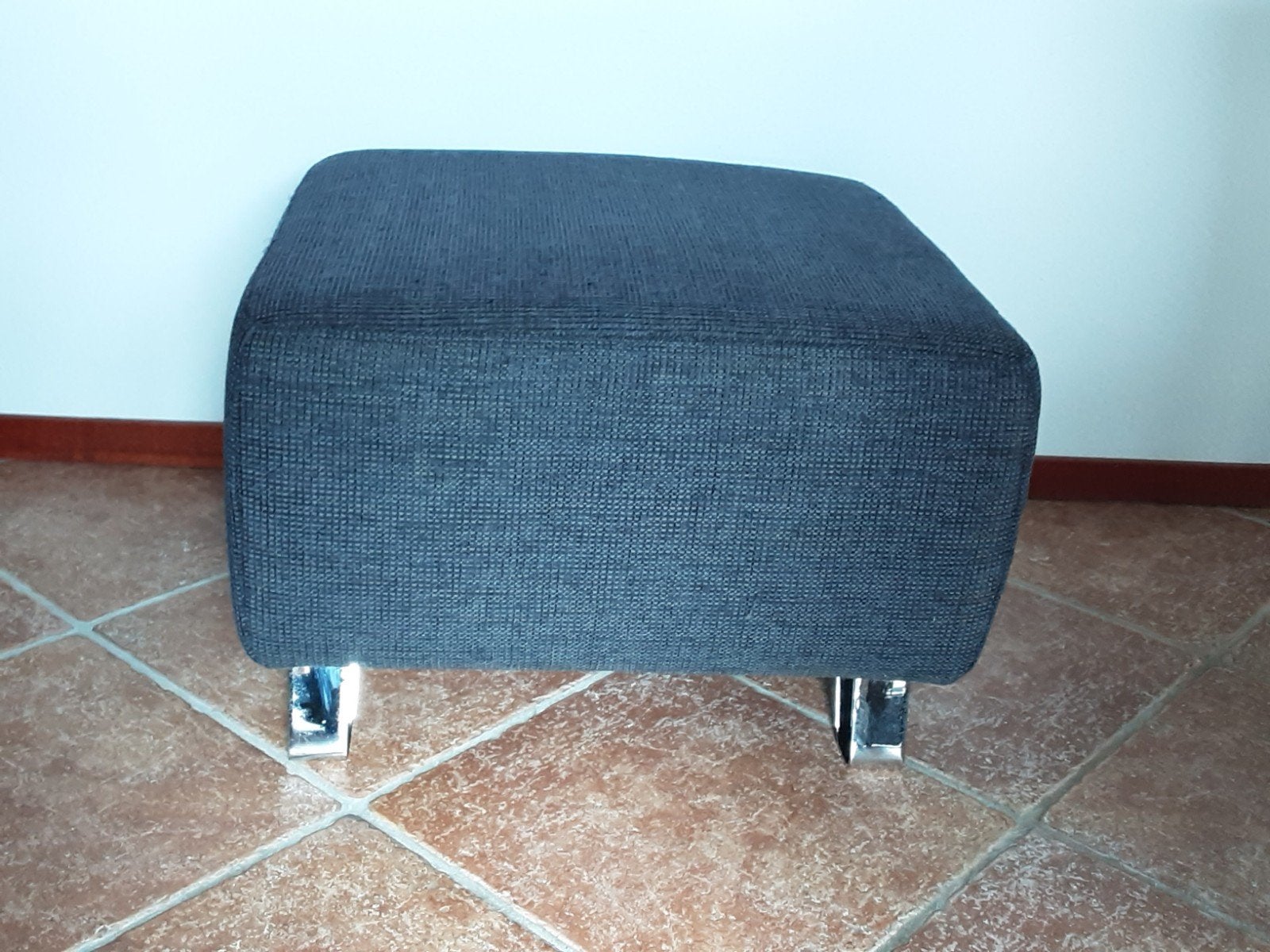Voetenbank, Ophalen, Gebruikt, Stof, 50 tot 75 cm