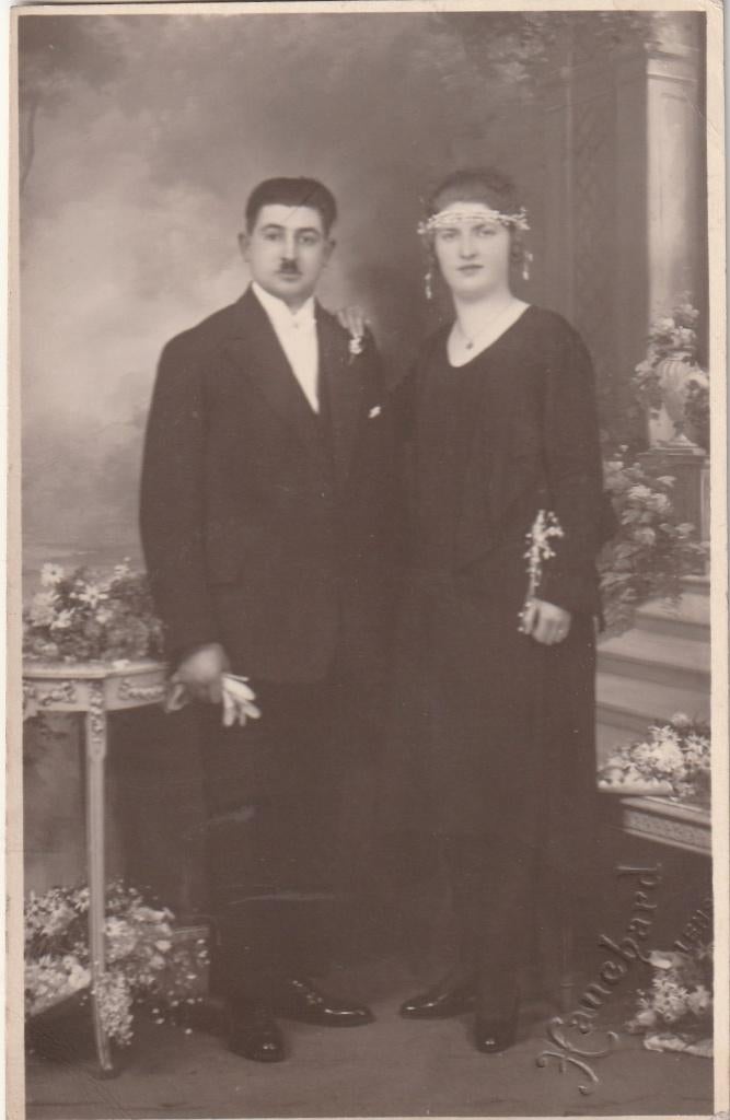 fotokaart   -  koppel, Verzenden, Voor 1940, Zo goed als nieuw