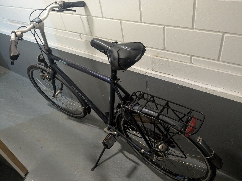 Herenfiets Batavus, Ophalen, Gebruikt, Velgrem, Versnellingen
