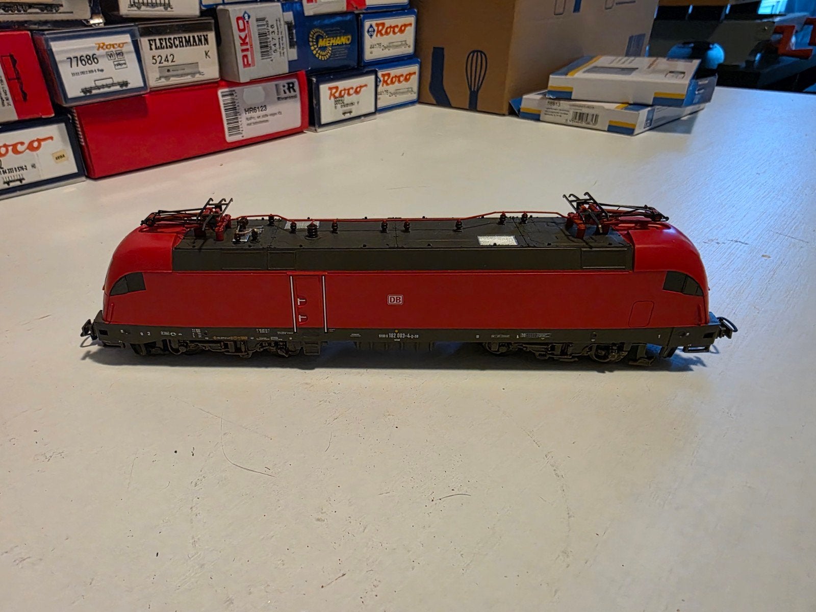 Piko br 182 Taurus h0, Gebruikt, Analoog, Gelijkstroom, Locomotief