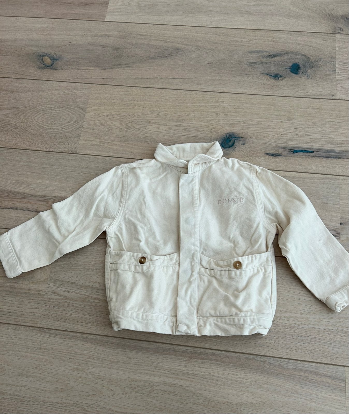 Donsje Amsterdam Jasje 3-4Y - Crème Kleur, Kinderen en Baby's, Ophalen of Verzenden, Gebruikt, Jongen of Meisje