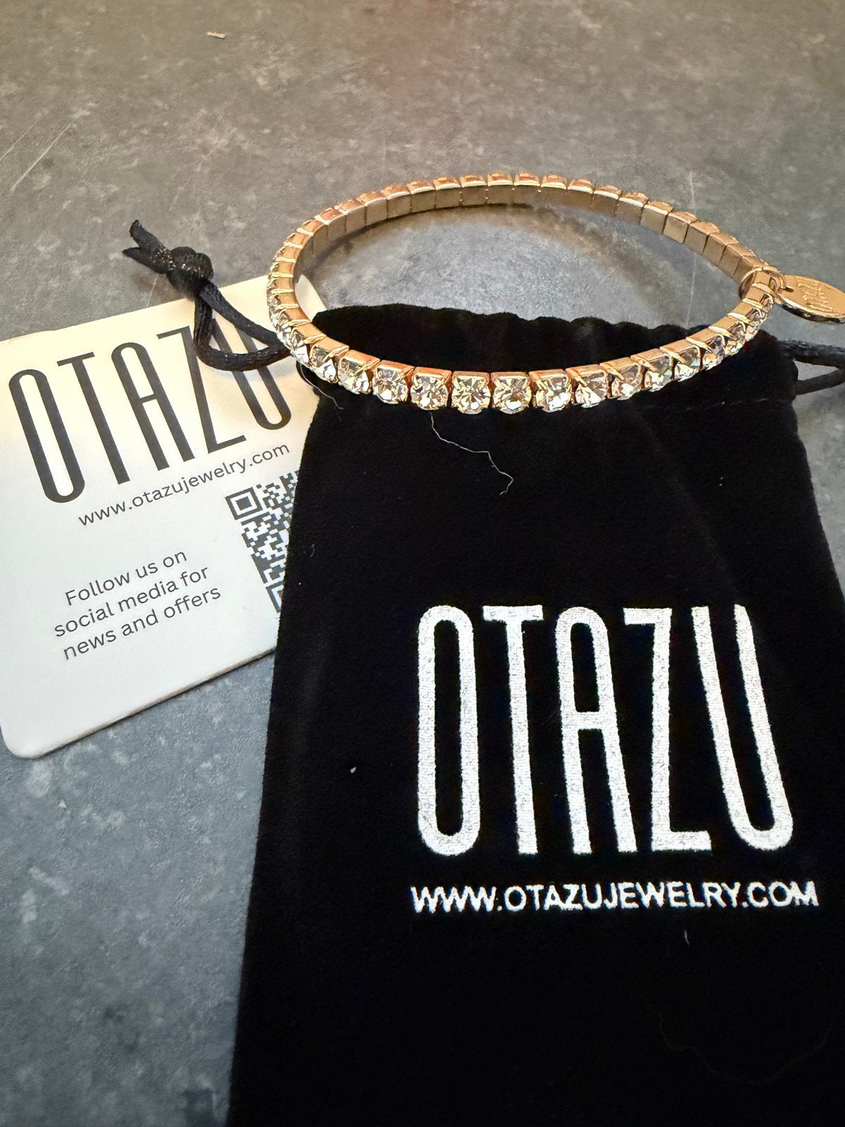 Otazu Armband Alice Armband Gold, Met kristal, Overige materialen, Nieuw, Ophalen of Verzenden