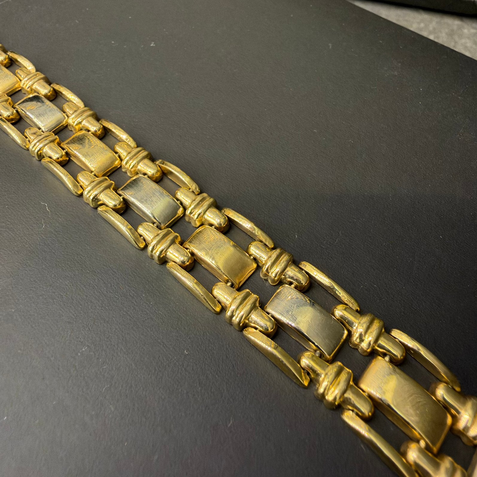 14k gouden armband prachtig schakel, Ophalen of Verzenden, Zo goed als nieuw, Goud