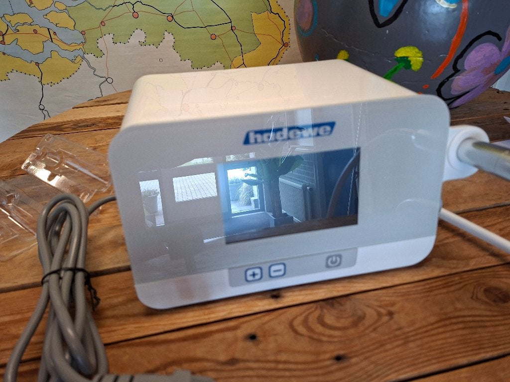 Hadewe azuras chrome Pedicure motor, Ophalen of Verzenden, Zo goed als nieuw, Hand- en Voetverzorging