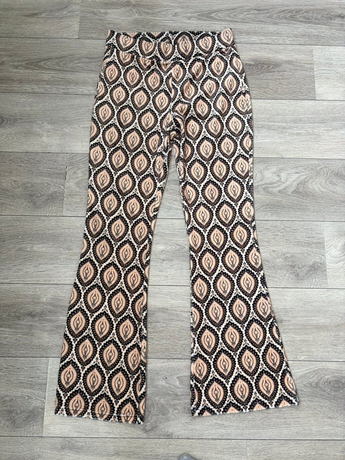 Pescara flared legging maat L, Maat 38/40 (M), Bruin, Ophalen of Verzenden, Zo goed als nieuw