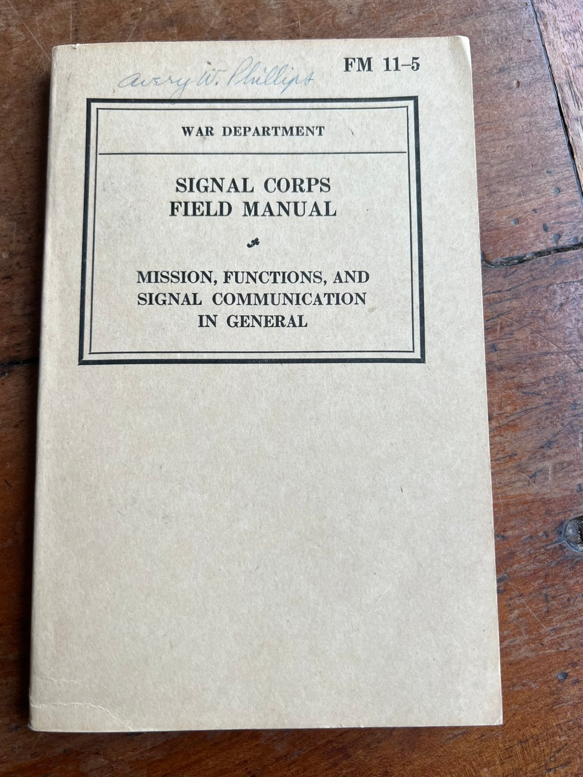 WOII Amerikaans Gebruik Radio Frequencies Signal Comm 1943, Amerika, Verzenden