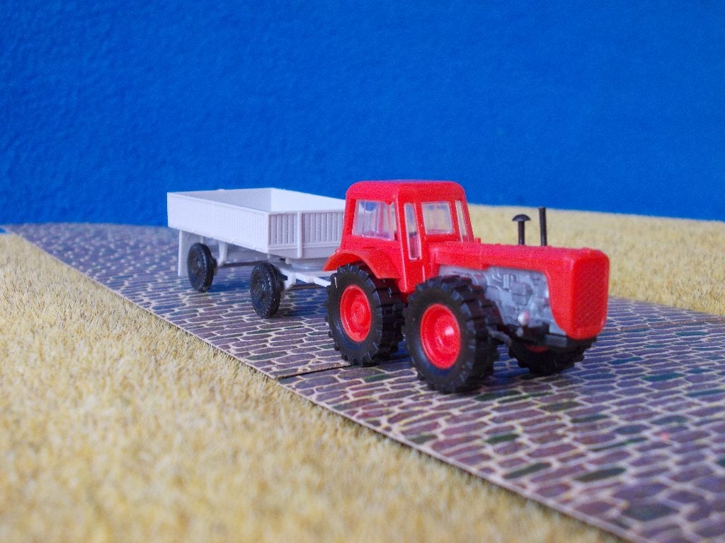 1964 Dutra D4K tractor / trekker met aanhanger SES - DDR #4, Ophalen of Verzenden, Nieuw, Hijskraan, Tractor of Landbouw, Overige merken