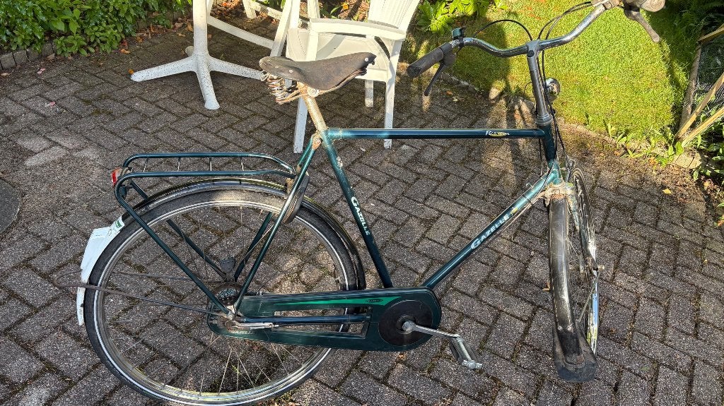 Herenfiets Gazelle , stationsfiets, NU 22,50 Euro, Ophalen, Gebruikt, Versnellingen, 57 tot 61 cm