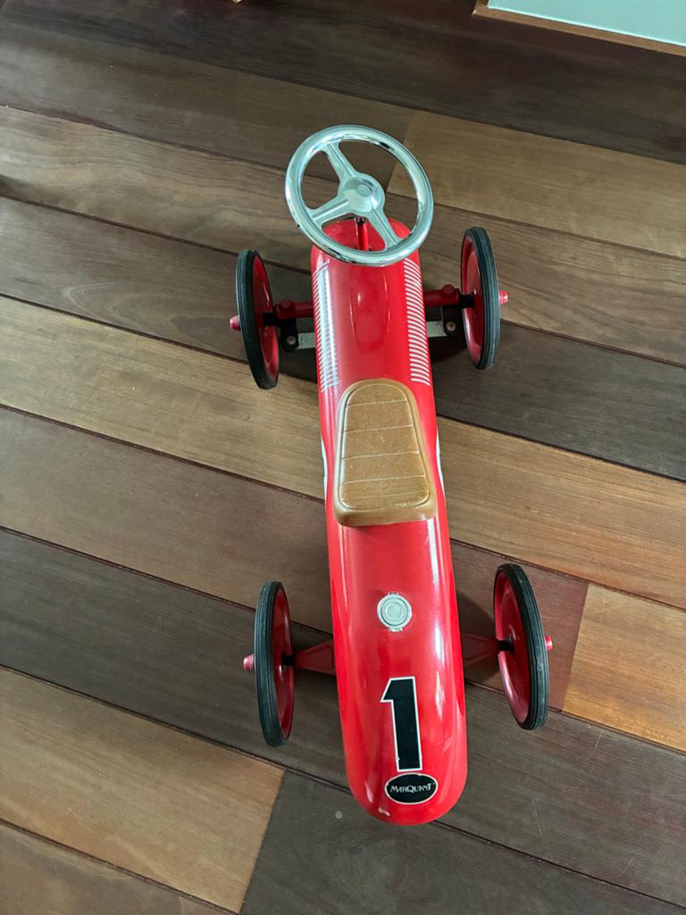 Marquant Retro Loopauto Rood - Nummer 1, Ophalen, Gebruikt, Loopvoertuig