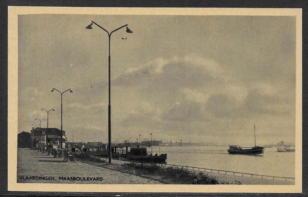 633 Vlaardingen, Maasboulevaard, Verzamelen, Ansichtkaarten | Nederland, Ophalen of Verzenden, Voor 1920, Ongelopen, Zuid-Holland