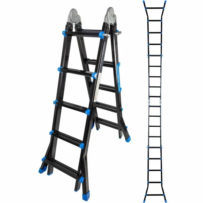 Opvouwbare Telescopische Ladder!! NIEUW IN DOOS €169, Ophalen, Nieuw, Ladder, Opvouwbaar of Inschuifbaar