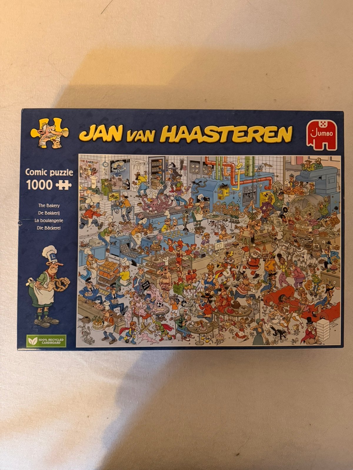 Jan van Haasteren puzzel ‘The Bakery’, Ophalen of Verzenden, 500 t/m 1500 stukjes, Zo goed als nieuw, Legpuzzel