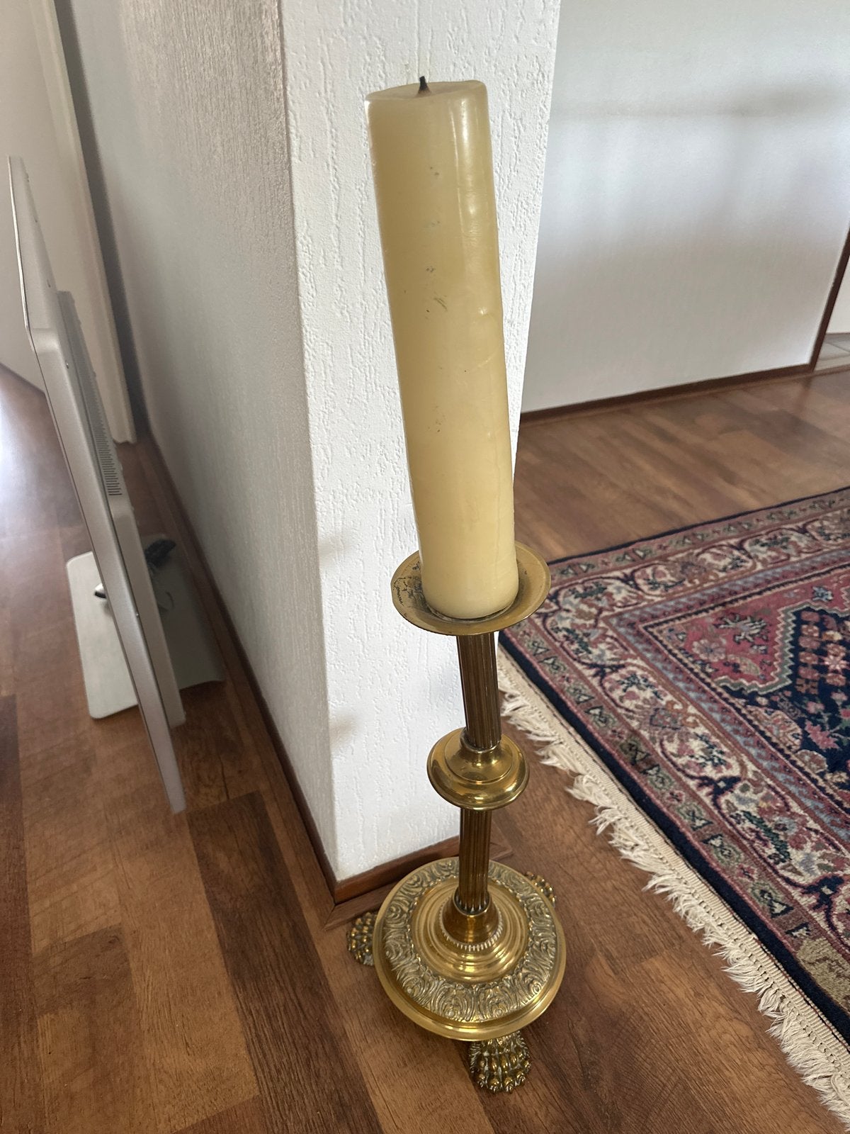 Koperen kandelaar, Antiek en Kunst, Antiek | Kandelaars, Ophalen, Koper of Brons