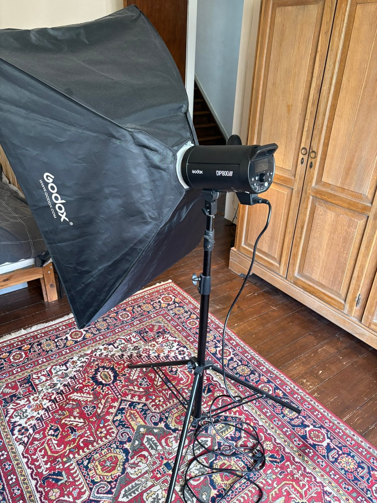 Godox DP800III Studio Flits Kit, Audio, Tv en Foto, Fotografie | Fotostudio en Toebehoren, Ophalen, Zo goed als nieuw, Inclusief grid