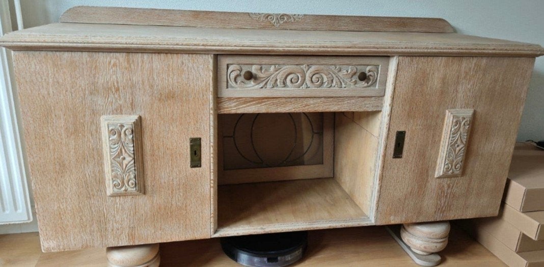 dressoir, Huis en Inrichting, Ophalen, Gebruikt, 150 tot 200 cm, Eikenhout