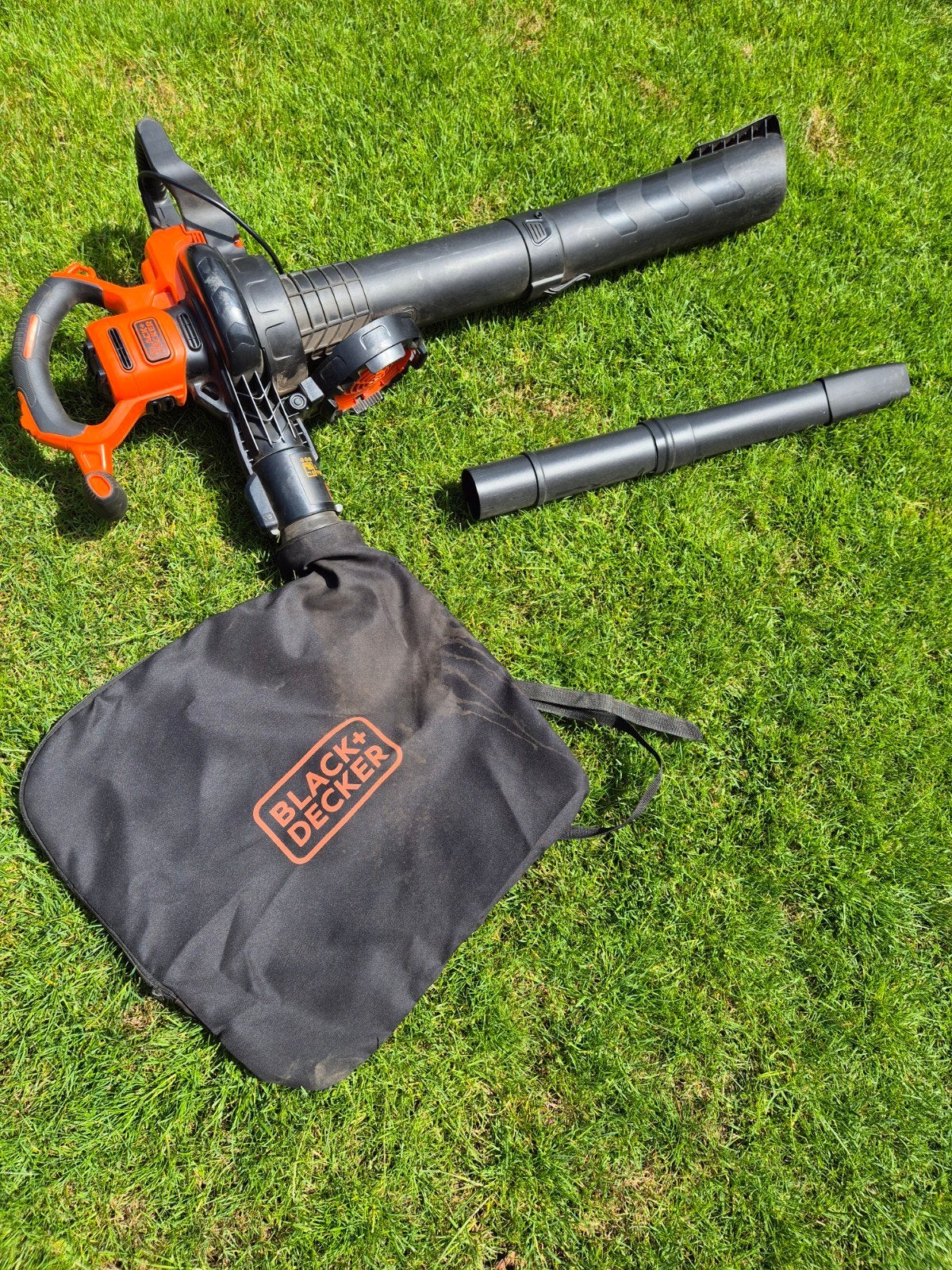 Black + Decker bladblazer & bladzuiger, Tuin en Terras, Bladblazers, Ophalen, Gebruikt, Elektrisch