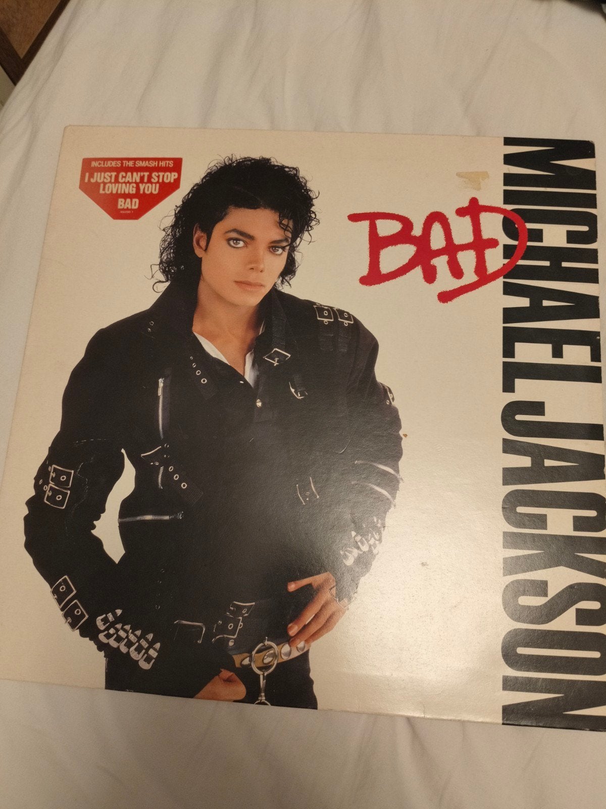 Michael Jackson - Bad LP (1987), LP, Gebruikt, Pop, Originele persing