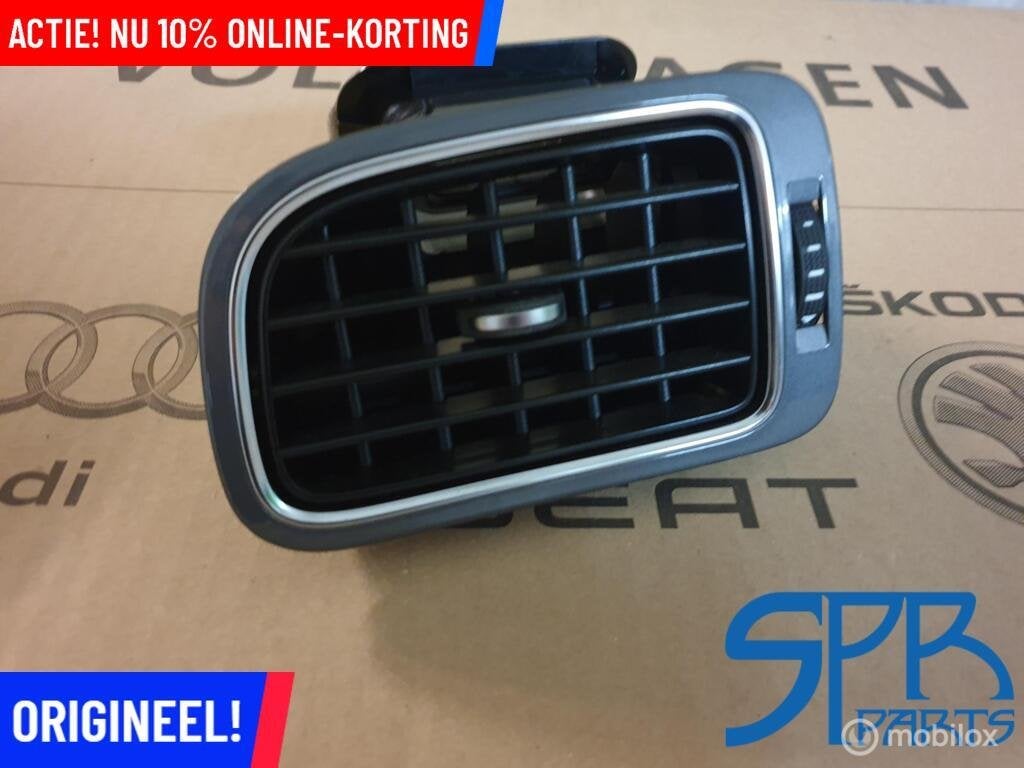VW POLO 6R 6C ANTRECIET GRIJS Luchtrooster LINKS 6C0819703A, Volkswagen, Nieuw, Ophalen of Verzenden, Volkswagen