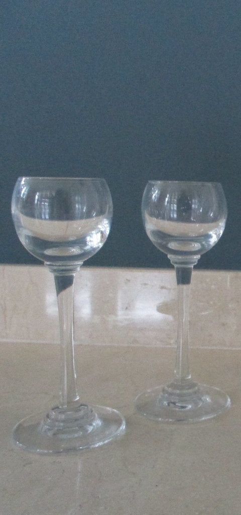 2 glaasjes / borrelglazen, Huis en Inrichting, Glas of Glazen, Nieuw, Ophalen of Verzenden, Glas
