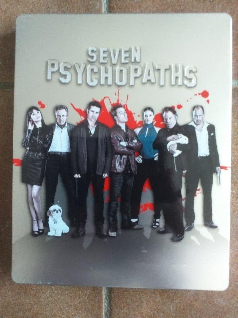Seven Psychopaths Steelbook Bluray, Cd's en Dvd's, Blu-ray, Zo goed als nieuw, Actie, Ophalen of Verzenden