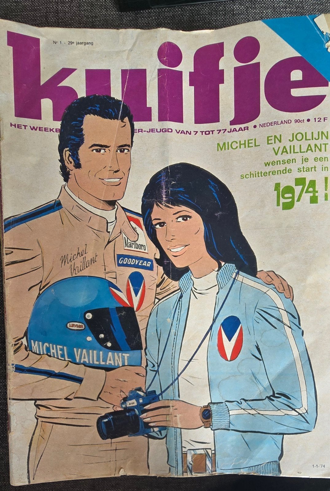 Kuifje Jaargang 29 (1974), Boeken, Ophalen of Verzenden, Gelezen, Overige typen