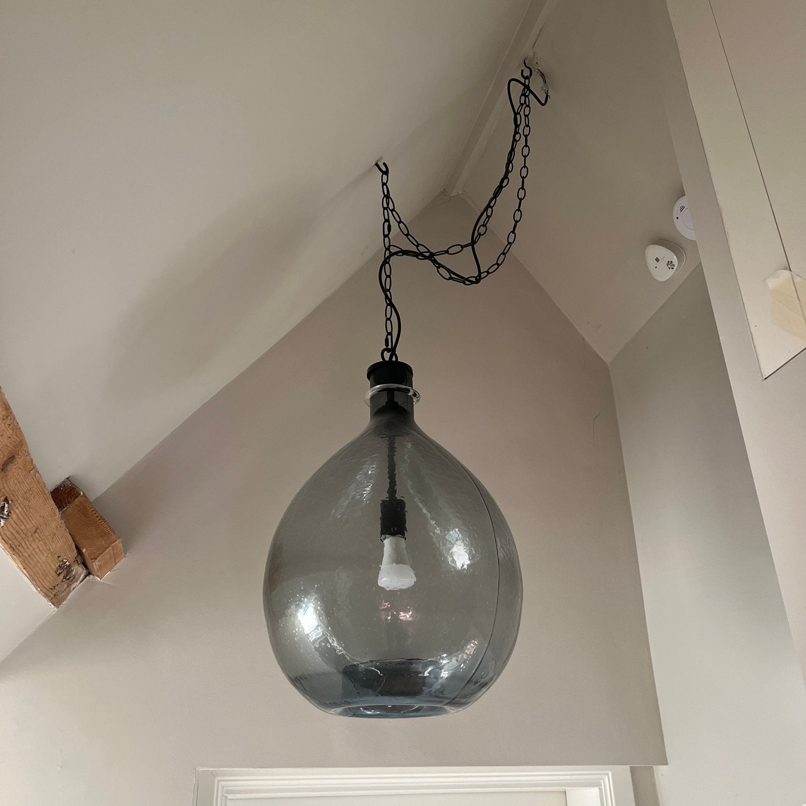 Hanglamp Gabi Light Living L Smoke Glas, Ophalen, Zo goed als nieuw, Glas, E27 (groot)