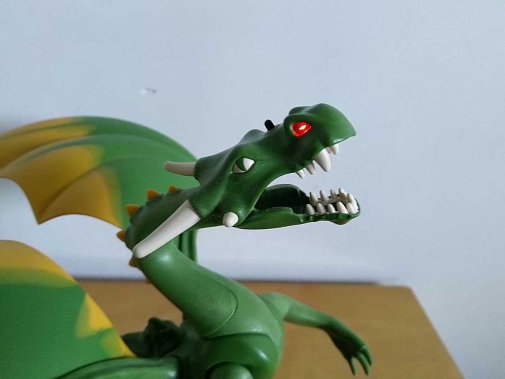 Playmobil Koningsland draak 9001 verlichte neusgaten en bek, Losse onderdelen, Ophalen of Verzenden, Zo goed als nieuw, Dragons