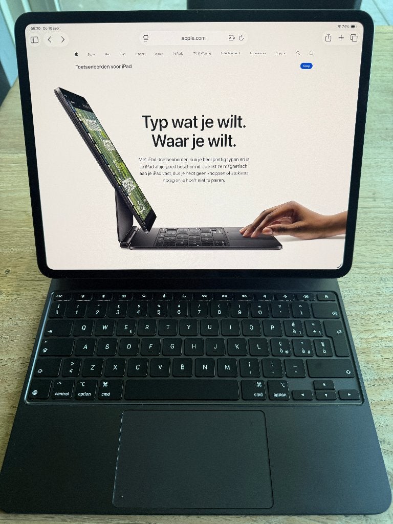 Magic Keyboard voor iPad Pro 13", Computers en Software, Nieuw, Draadloos, Qwerty, APPLE