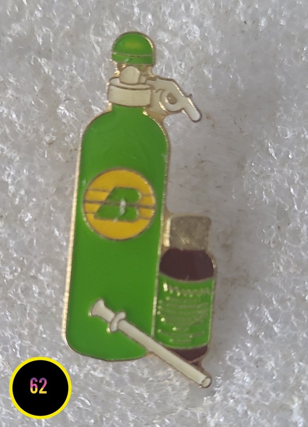 Pin Fles groen, Verzenden