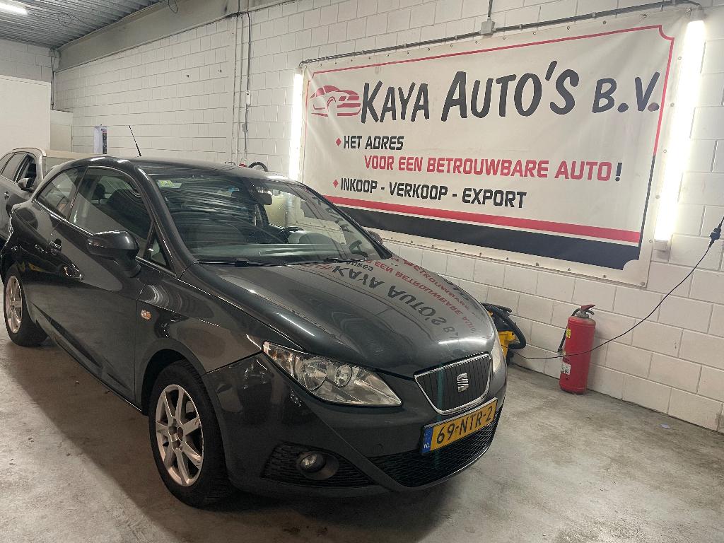 Seat Ibiza 1.2 TDI 3-DRS AIRCO 2010 Grijs, Auto's, Seat, Voorwielaandrijving, 74 pk, 1199 cc, 96 €/maand