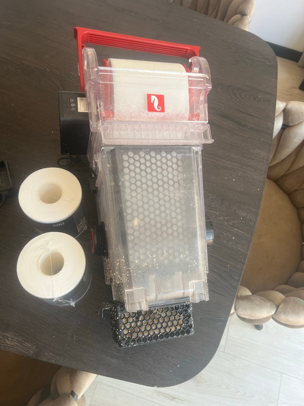 Red Sea ReefMat 500 + 3 Rollen Vlies (2x Nieuw in plastic), Red Sea, Gebruikt, App-bediening, Ophalen of Verzenden