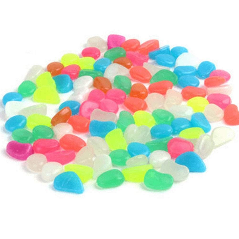50 Glow In The Dark Stenen Set Voor Aquarium / Vissen Sier, Verzenden, Nieuw, Plant(en), Steen of Hout