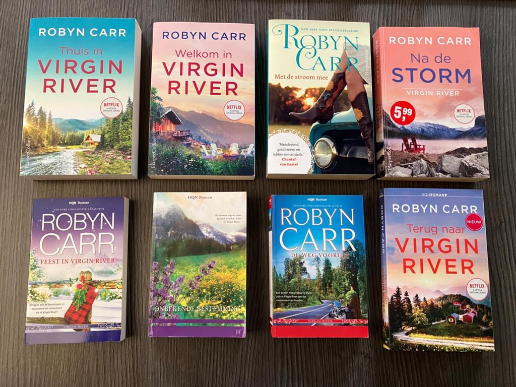 8X Robyn Carr - serie Virgin River - HQN Roman, Ophalen of Verzenden, Gelezen, Amerika
