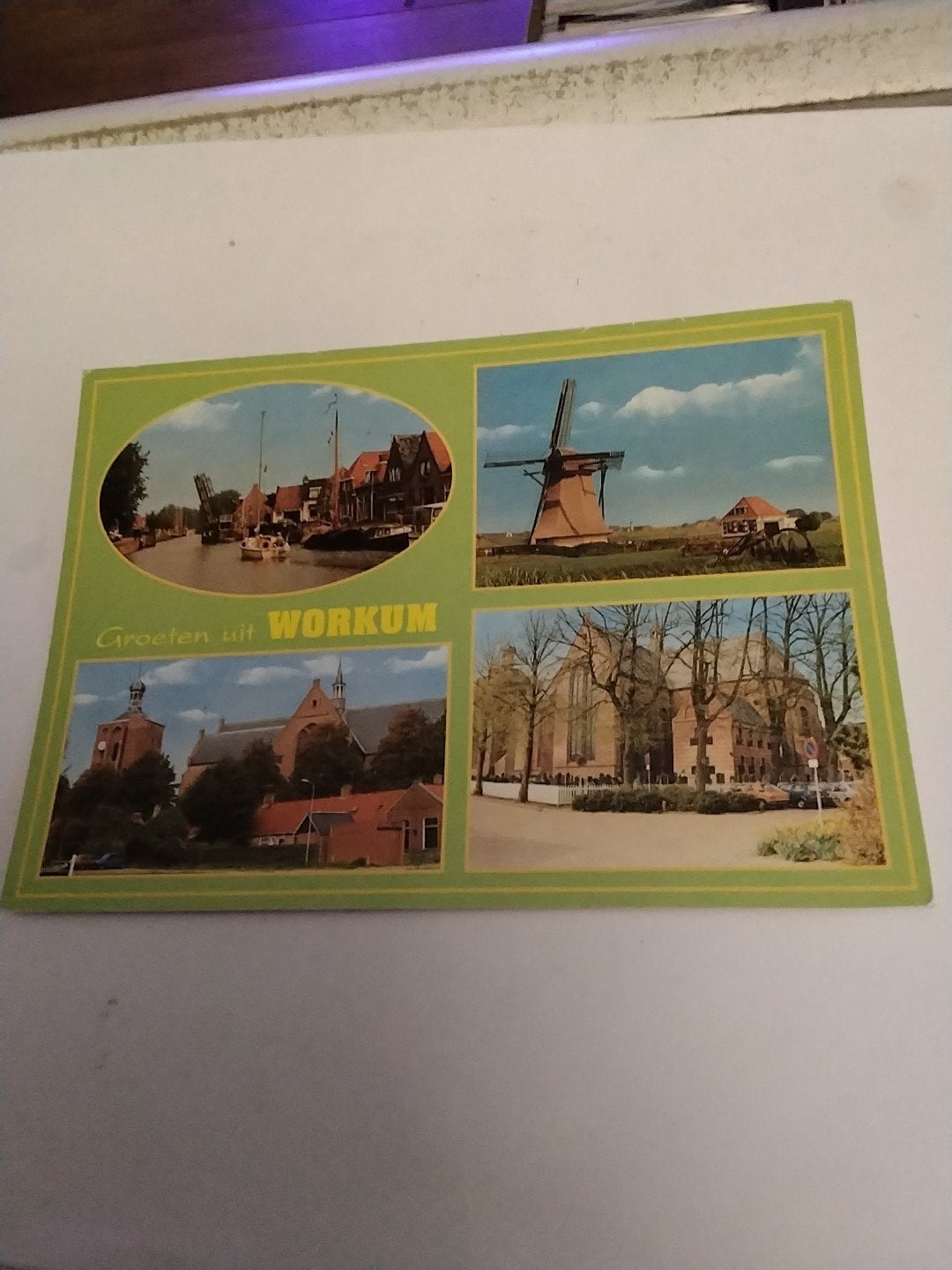 Oude ansichtkaart Workum - Groeten uit Workum, Ophalen of Verzenden