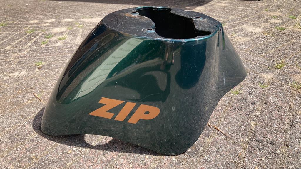 Zip special edition groen/goud voorspatbord, Ophalen of Verzenden, Gebruikt, Zadel, Piaggio