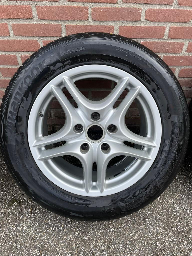 Porsche Cayenne OEM 957 velgen Turbo II 18", Auto-onderdelen, Banden en Velgen, Ophalen, 18 inch, 255 mm, Velg(en)