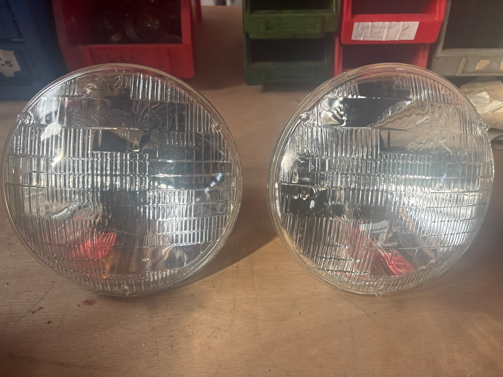 Set van 2 Wagner 8014 koplampen 12V 60/50W DOT HOO, Ophalen of Verzenden, Gebruikt, Universele onderdelen