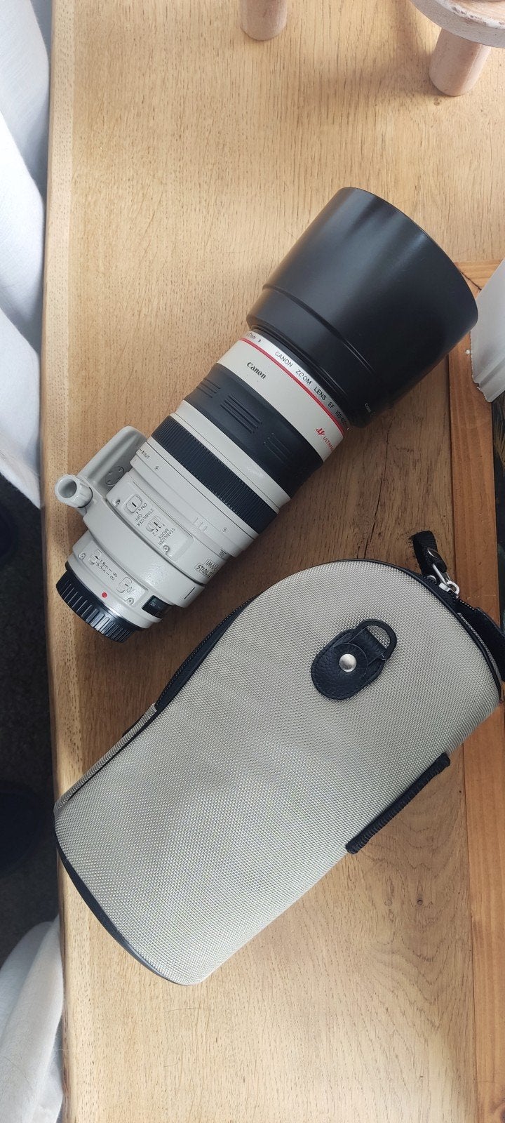 Canon EF 100-400MM L IS met tas, Audio, Tv en Foto, Ophalen, Canon, Telelens, Zo goed als nieuw