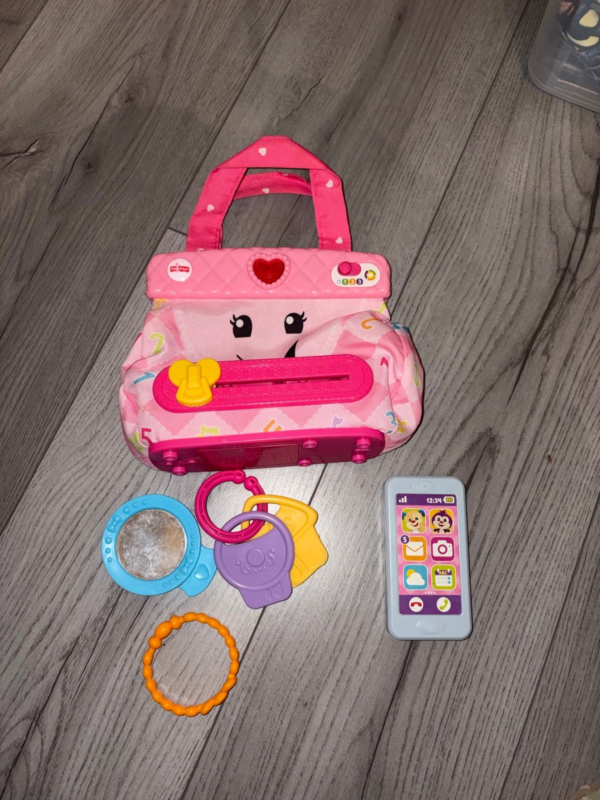 Fisher-Price Lach & Leer Tasje met accessoires, Ophalen of Verzenden, Zo goed als nieuw, Overige typen, Met licht