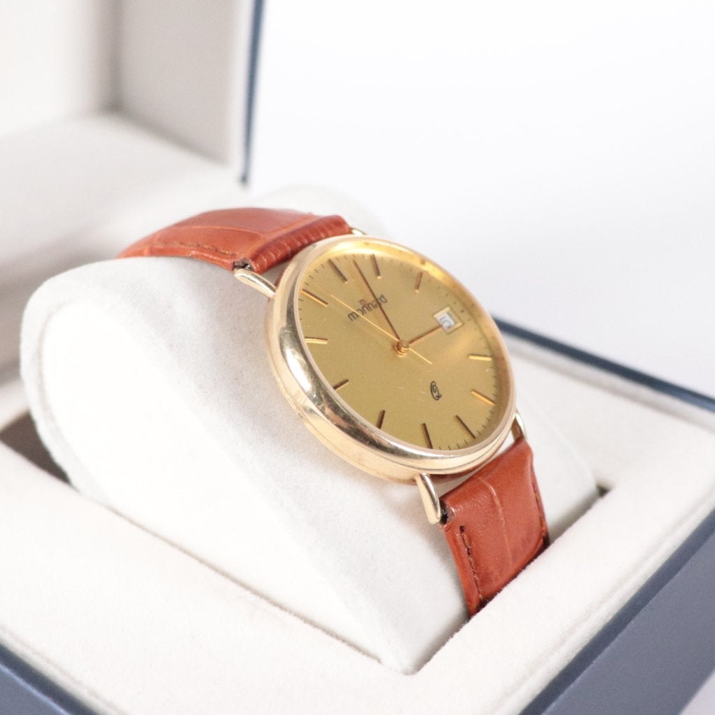 Monnard 14K Horloge (Met gravure Omnia 2002-2010), Flex Ltd., Gebruikt, https://flex.com/contact-us, Nobelstraat 10, 5807 GA Oostrum LB, Limburg, Nederland