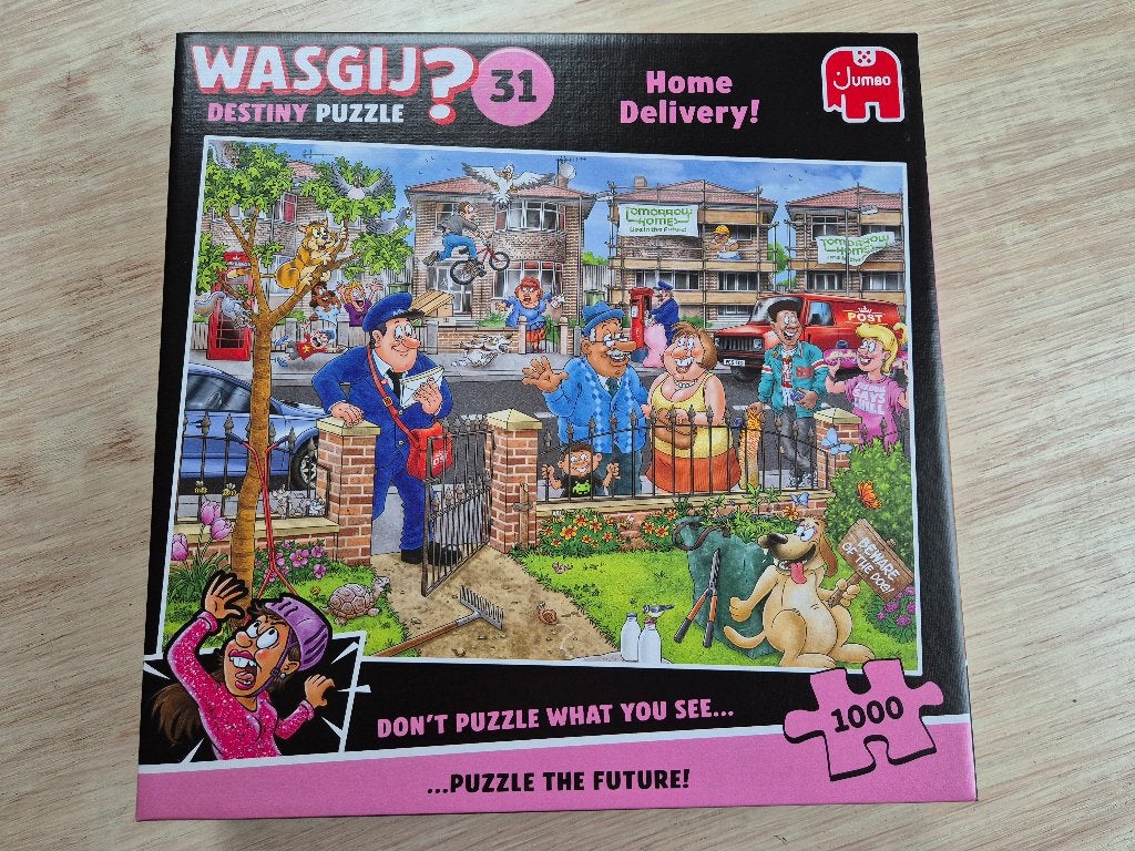 Wasgij puzzels 1.000 stukjes, Ophalen of Verzenden, 500 t/m 1500 stukjes, Zo goed als nieuw, Legpuzzel