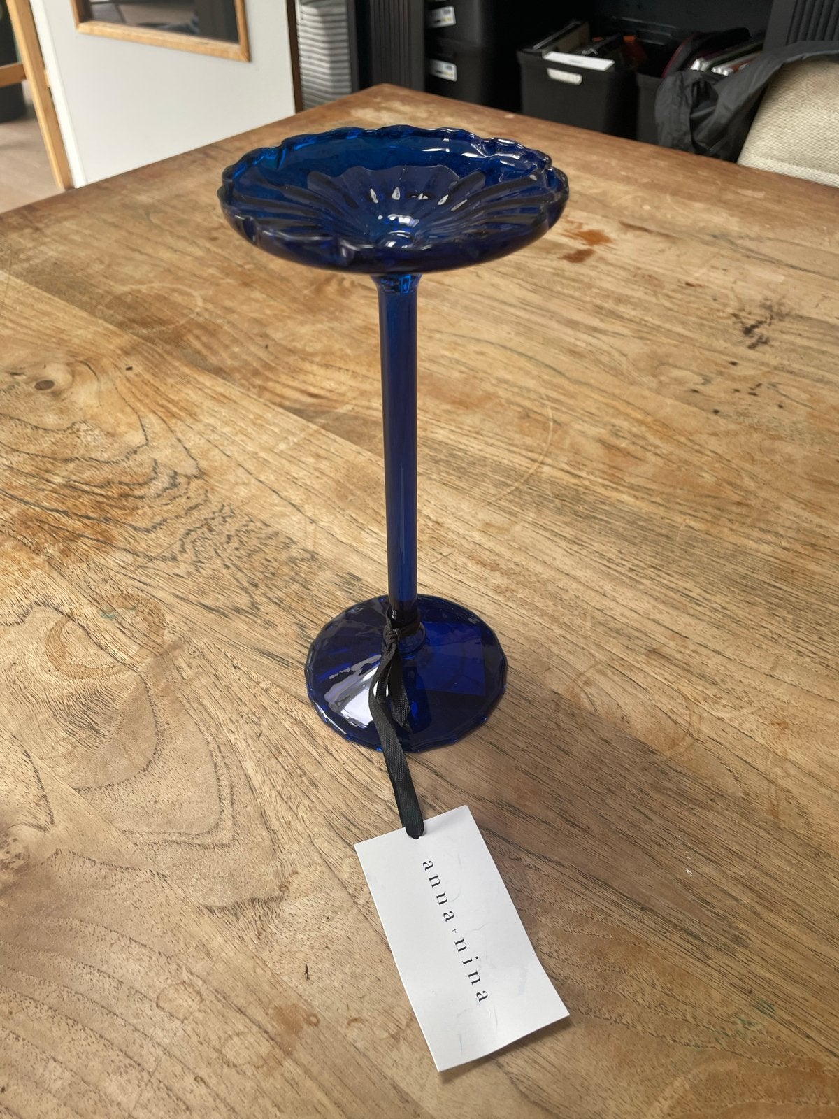 Anna + Nina Parasol Small kandelaar 16 cm, Huis en Inrichting, Woonaccessoires | Kandelaars en Kaarsen, Ophalen, Nieuw, Glas, Kandelaar