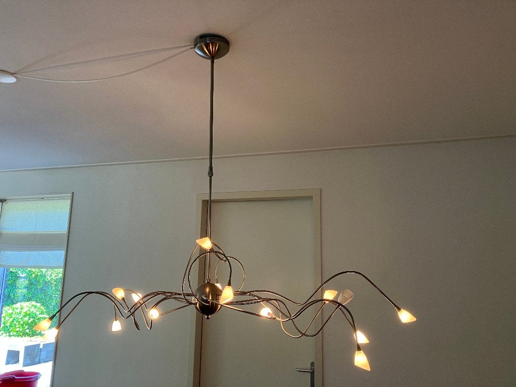 huiskamerlamp, Ophalen of Verzenden, Zo goed als nieuw, Glas, G4