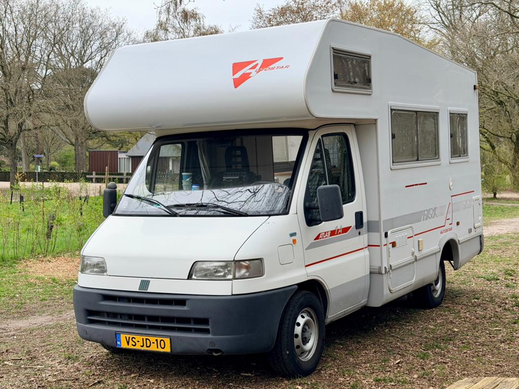 Leuke Fiat Camper compleet en goed onderhouden, nieuwe APK, Ringverwarming, Fiat, Luifel, Treinzit