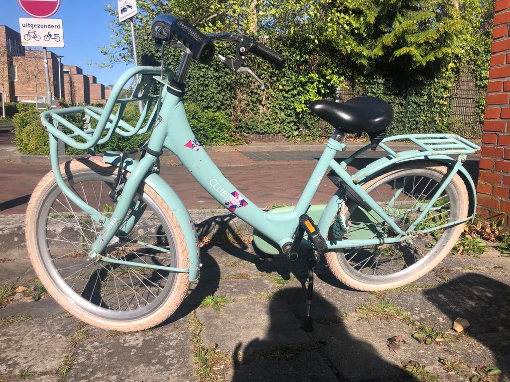 Alpina Clubb Meisjesfiets - Lichtblauw 20 inch, Terugtraprem, Minder dan 47 cm, Ophalen, Overige merken
