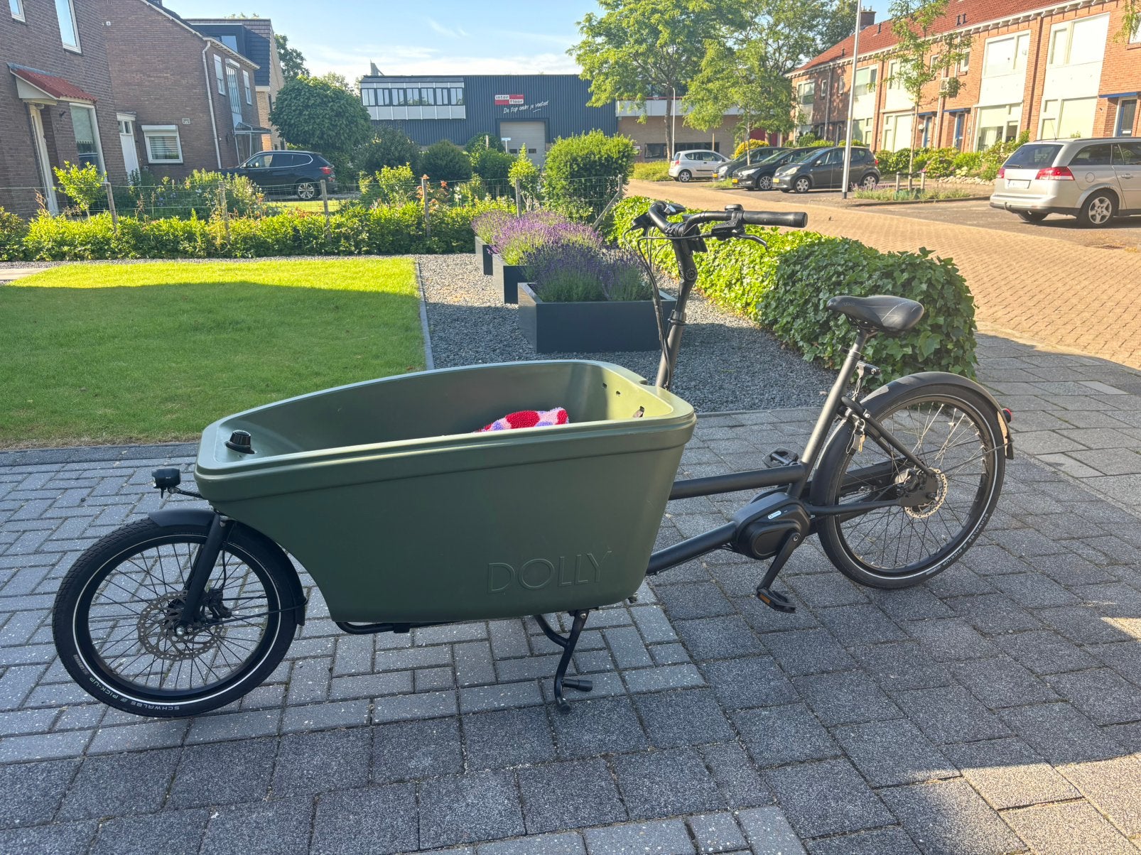 Dolly bakfiets elektrisch - perfecte staat - familie, 3 kinderen, Elektrisch, Zo goed als nieuw, Schijfrem