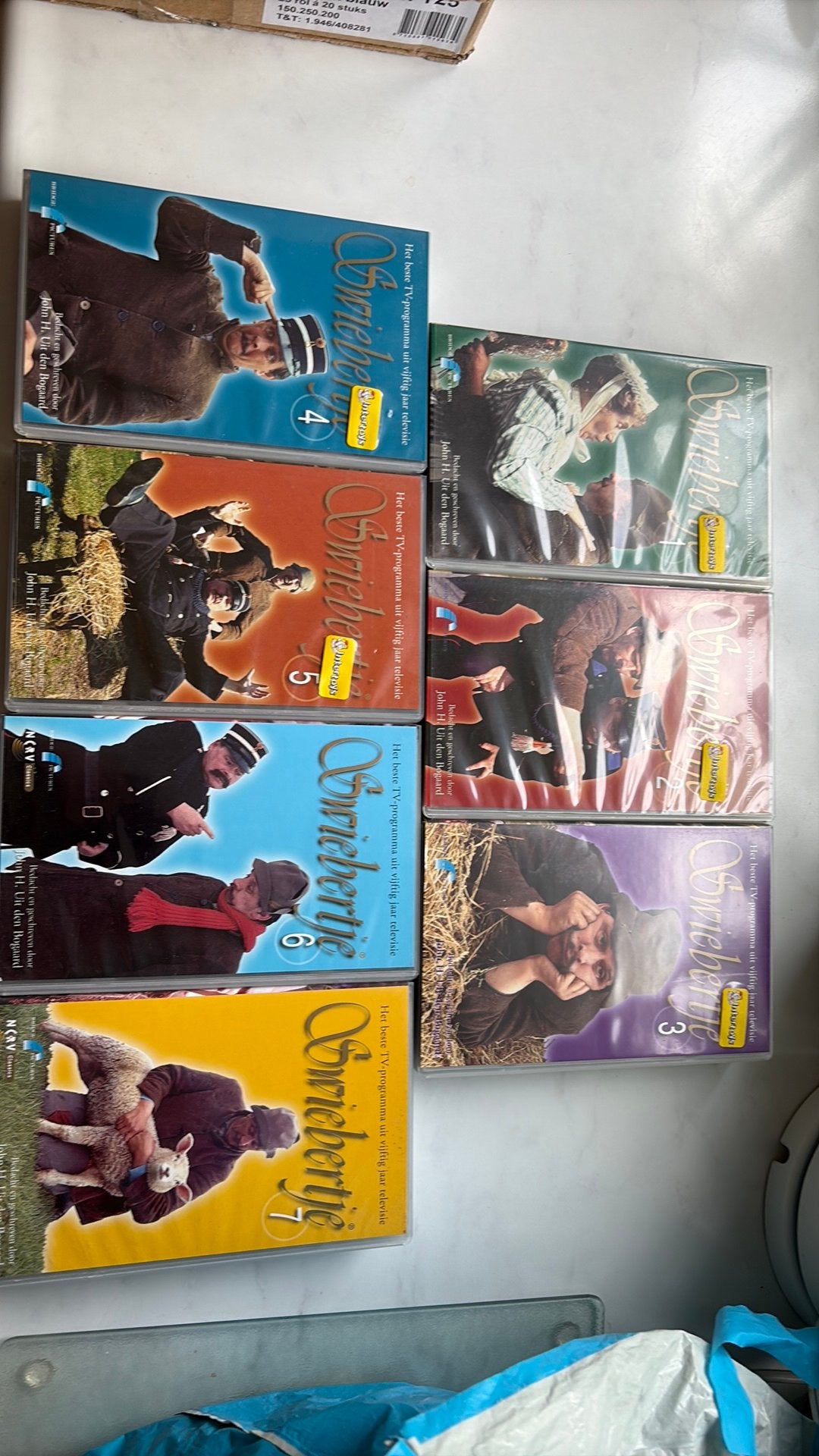 Swiebertje videobanden deel 1 tm 7, Alle leeftijden, Ophalen, Zo goed als nieuw