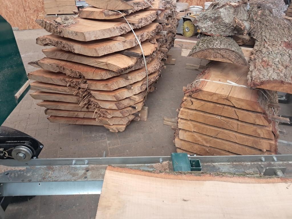 Schaaldelen eik en plataan, Ophalen, Eiken, Nieuw, 250 tot 300 cm